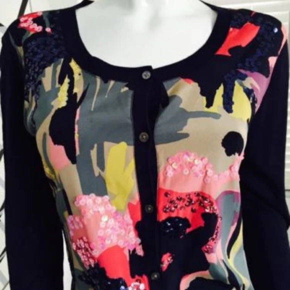 DKNY Sequence silk sweater - Picture 5 of 6